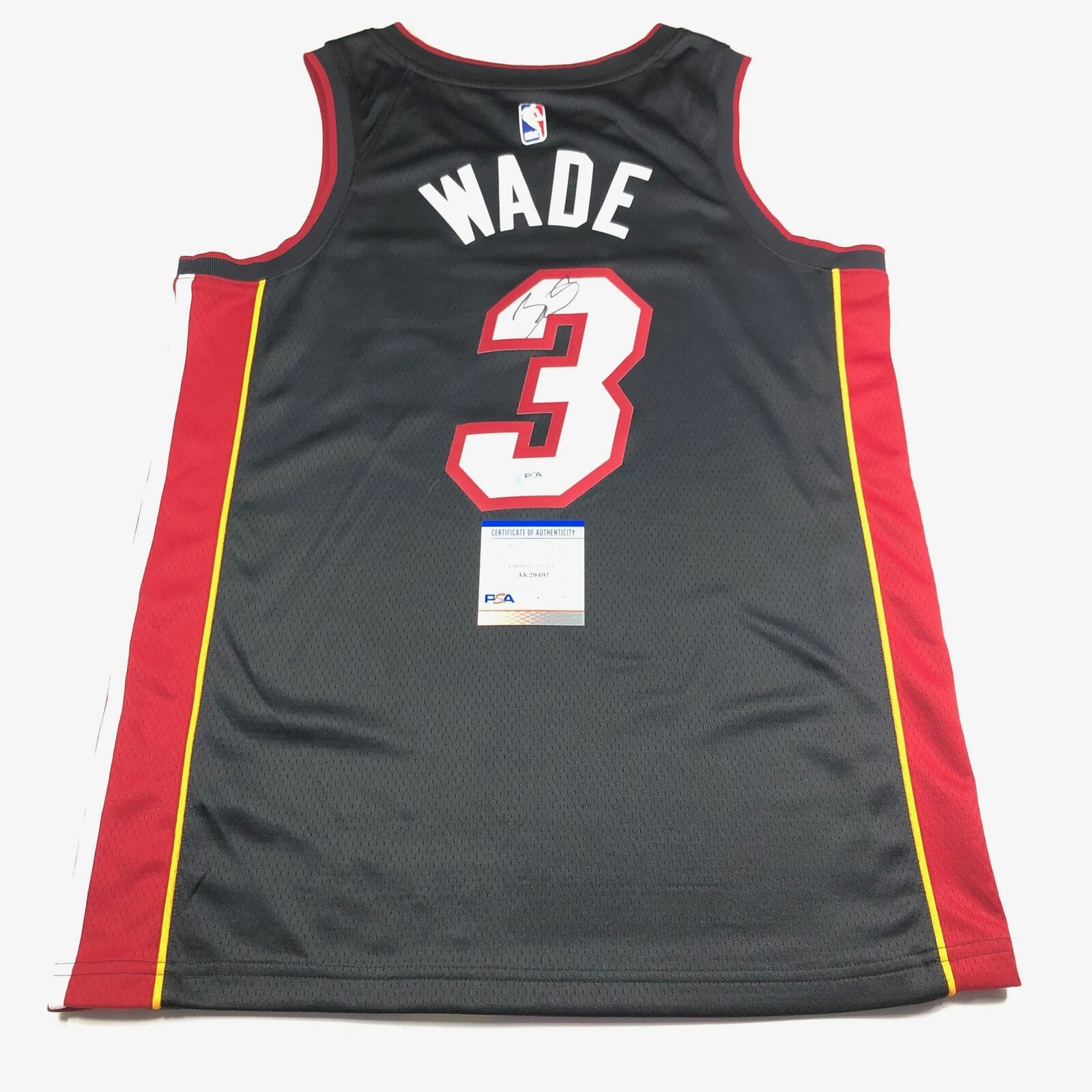 dwyane wade autographed jersey