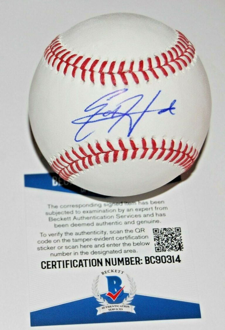 ED HOWARD SIGNED (CHICAGO CUBS) AUTOGRAPHED OML BASEBALL BECKETT BAS BC90314 COLLECTIBLE MEMORABILIA