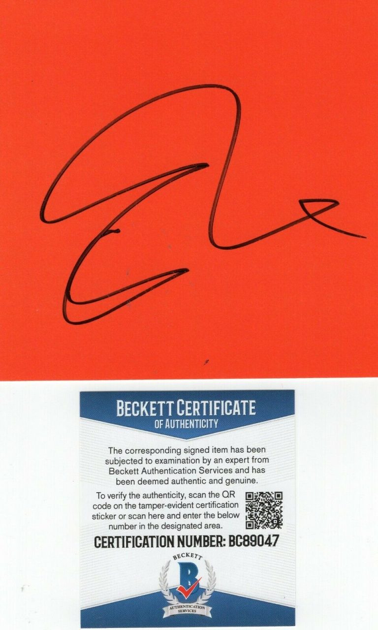 ED SHEERAN SIGNED ART COVER CD = W/BECKETT COA BC89047 AUTHENTIC BRAND NEW COLLECTIBLE MEMORABILIA