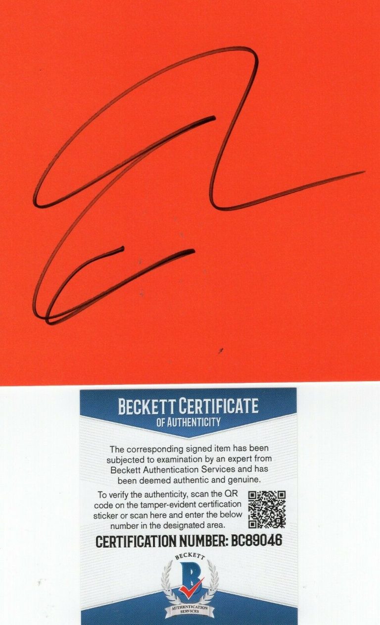 ED SHEERAN SIGNED ART COVER CD = W/BECKETT COA BC89048 AUTHENTIC BRAND NEW COLLECTIBLE MEMORABILIA