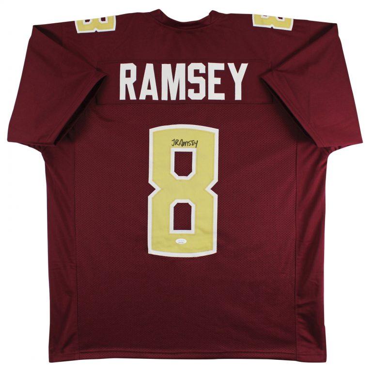 FLORIDA STATE JALEN RAMSEY AUTHENTIC SIGNED MAROON PRO STYLE JERSEY JSA WITNESS COLLECTIBLE MEMORABILIA