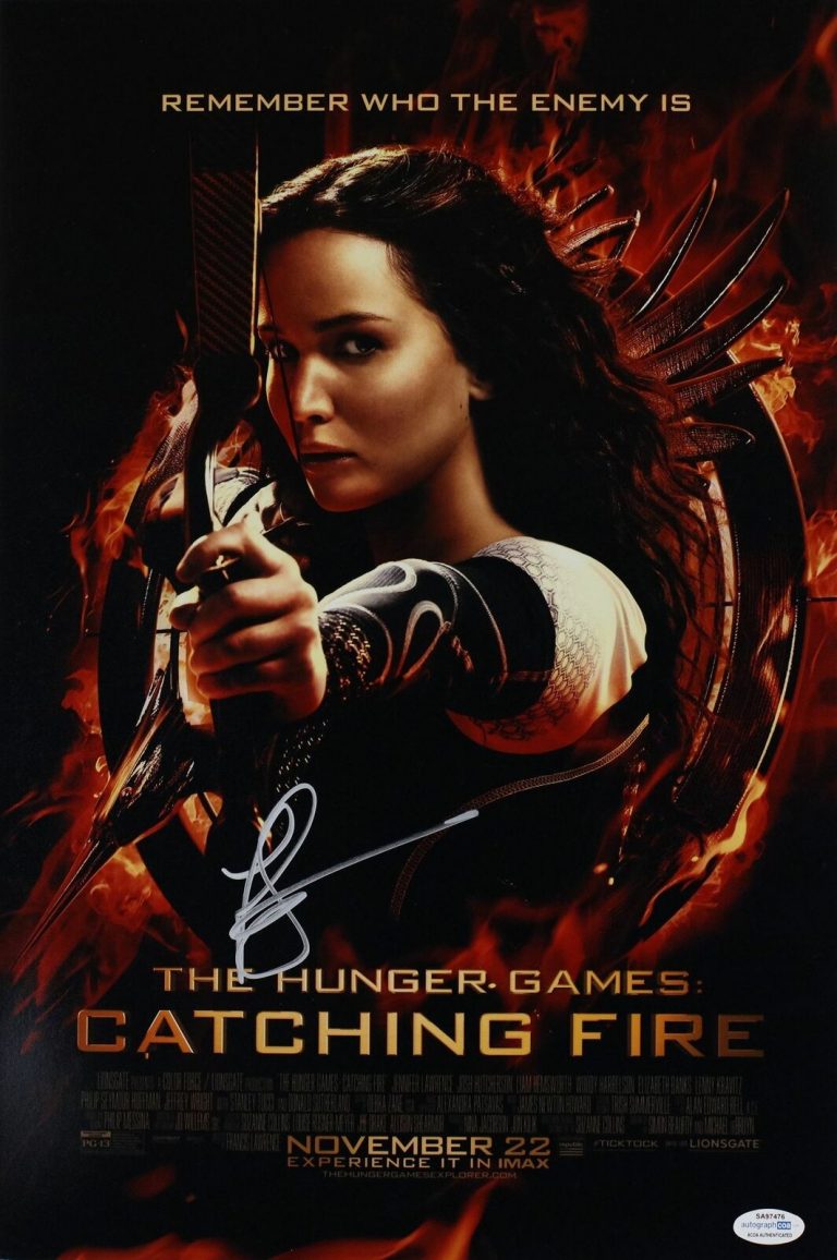 FRANCIS LAWRENCE SIGNED THE HUNGER GAMES: CATCHING FIRE 12X18 MOVIE POSTER 3 ACO COLLECTIBLE MEMORABILIA