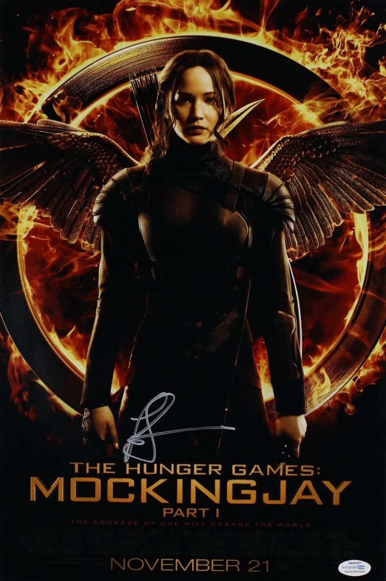 FRANCIS LAWRENCE SIGNED THE HUNGER GAMES: MOCKINGJAY PART 1 12X18 MOVIE POSTER A COLLECTIBLE MEMORABILIA