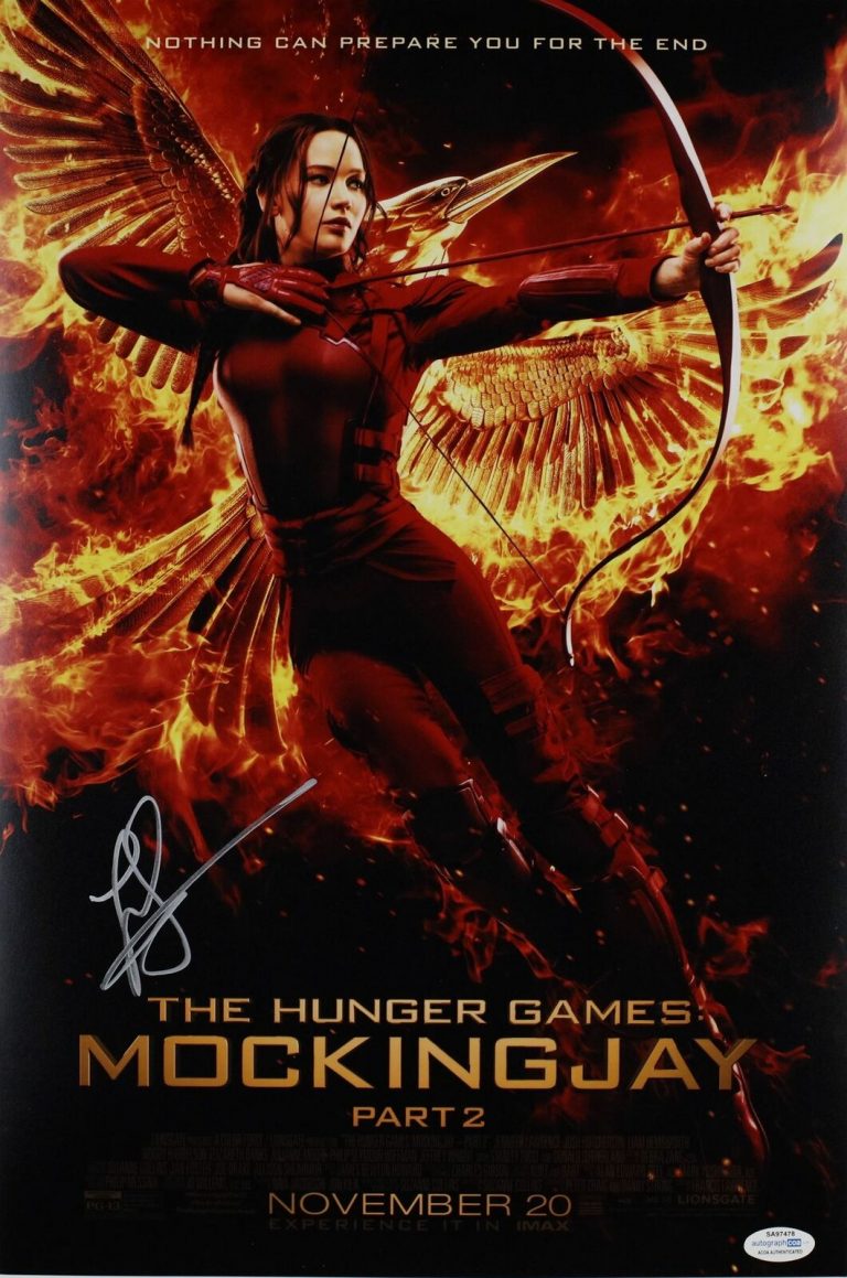 FRANCIS LAWRENCE SIGNED THE HUNGER GAMES: MOCKINGJAY PART 2 12X18 MOVIE POSTER A COLLECTIBLE MEMORABILIA