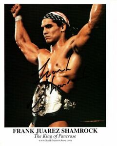 FRANK JUAREZ SHAMROCK SIGNED 8×10 THE KING OF PANCRASE UFC PHOTO W/ HOLOGRAM COA COLLECTIBLE MEMORABILIA