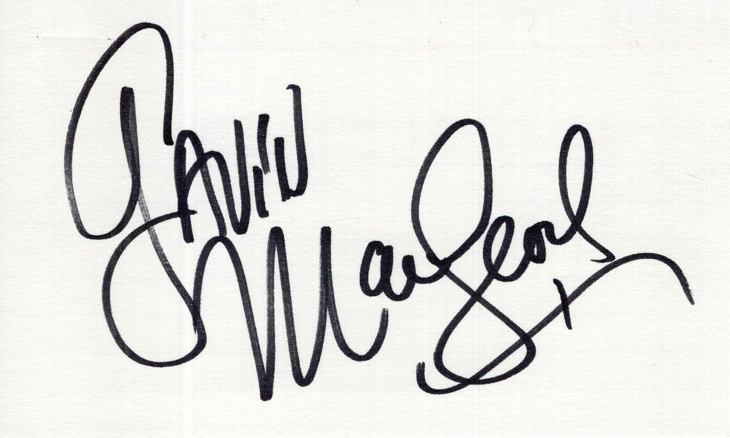 GAVIN MACLEOD HAND SIGNED 3x5 CARD+COA GREAT ACTOR THE LOVE BOAT