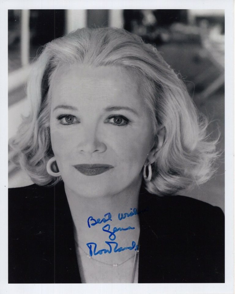 GENA ROWLANDS HAND SIGNED 8x10 PHOTO+COA BEAUTIFUL ACTRESS | Autographia