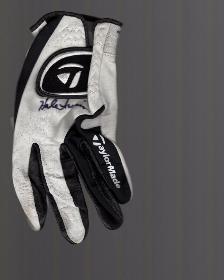 HALE IRWIN HAND SIGNED TAYLOR MADE GOLF GLOVE+COA 3 TIME US OPEN CHAMPION COLLECTIBLE MEMORABILIA