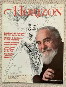HORIZON 1979 MAGAZINE WITH AL HIRSCHFELD COVER+STORY GREAT CONDITION+RARE COLLECTIBLE MEMORABILIA