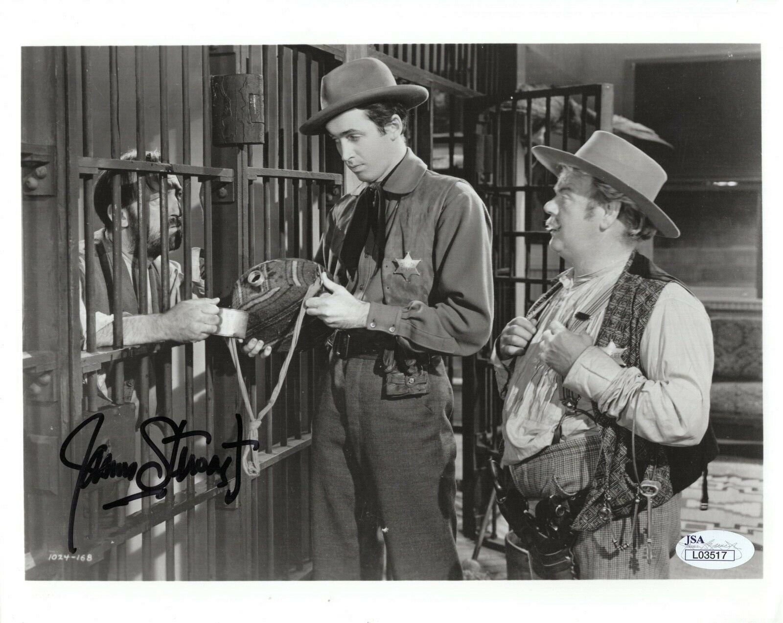 JAMES STEWART AUTOGRAPHED 8x10 PHOTO FROM 1939 MOVIE DESTRY RIDES AGAIN ...