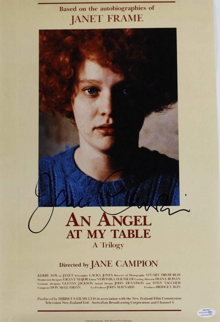 JANE CAMPION SIGNED AN ANGEL AT MY TABLE 12X18 MOVIE POSTER ACOA COLLECTIBLE MEMORABILIA