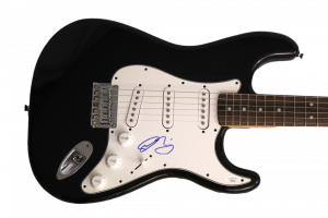JOEL ZIMMERMAN DEADMAU5 SIGNED AUTOGRAPH FULL SIZE B FENDER ELECTRIC GUITAR JSA COLLECTIBLE MEMORABILIA