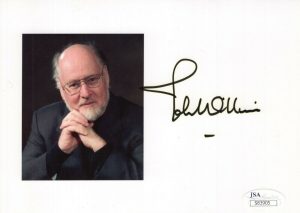 JOHN WILLIAMS HAND SIGNED 5×7 COLOR PHOTO STAR WARS+JAWS COMPOSER JSA COLLECTIBLE MEMORABILIA