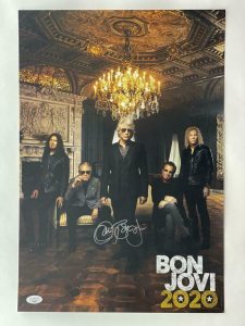 JON BON JOVI SIGNED AUTOGRAPH 13X19 CONCERT TOUR POSTER – 2020, ROCK ICON W/ JSA COLLECTIBLE MEMORABILIA