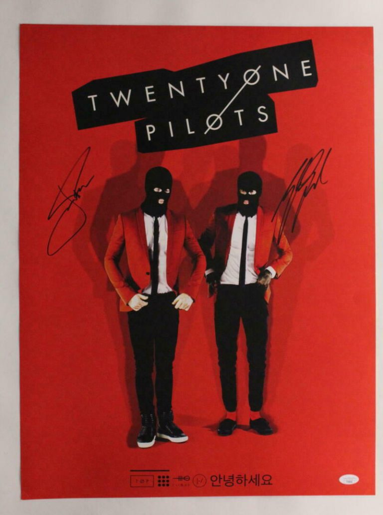 Explore Our Collection Of Twenty One Pilots Memorabilia | Autographia