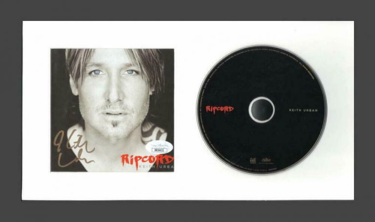 KEITH URBAN SIGNED AUTOGRAPH RIPCORD FRAMED CD DISPLAY – READY TO HANG! W/ JSA COLLECTIBLE MEMORABILIA