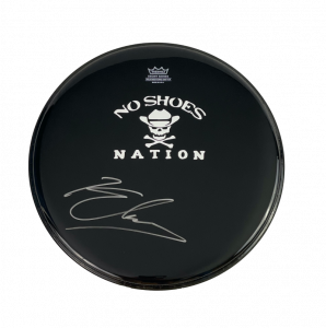 KENNY CHESNEY SIGNED AUTOGRAPH 15″ NO SHOES NATION DRUMHEAD – I WILL STAND JSA COLLECTIBLE MEMORABILIA