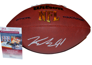 KYLE HAMILTON SIGNED (NOTRE DAME FIGHTING IRISH) WILSON NFL FOOTBALL JSA WITNESS COLLECTIBLE MEMORABILIA