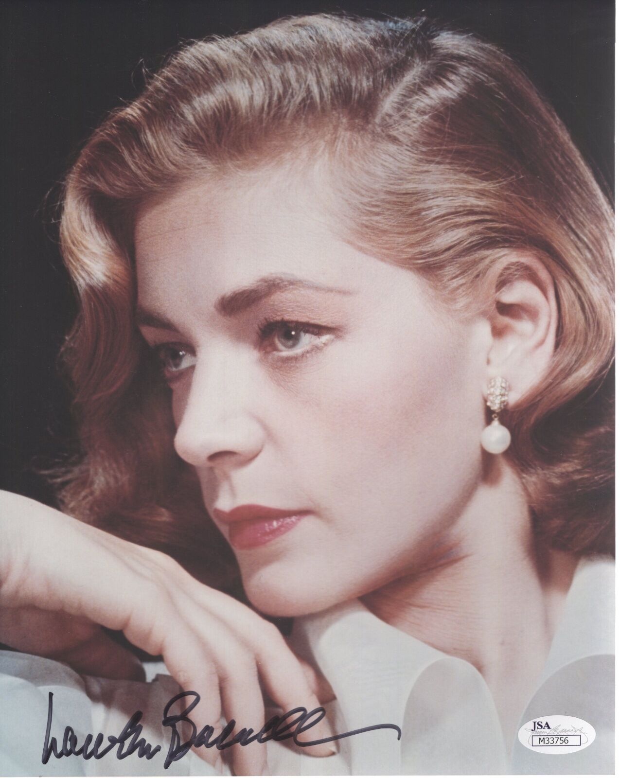 LAUREN BACALL HAND SIGNED 8x10 PHOTO STUNNING HOLLYWOOD LEGEND JSA ...