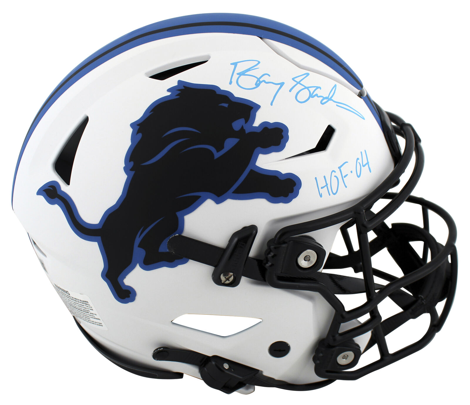 NFL Detroit Lions Unisex Detroit Lions Authentic Helmet, Team Color, 12  inch, Wall Hanging