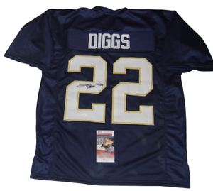 Logan Diggs Notre Dame Irish Autographed Signed Blue Jersey JSA WITNES —  SidsGraphs