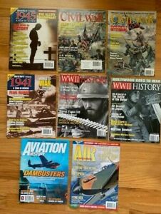 LOT OF 17 MILITARY MAGAZINES GREAT CONDITION WW II+CIVIL WAR+LEATHERNECK