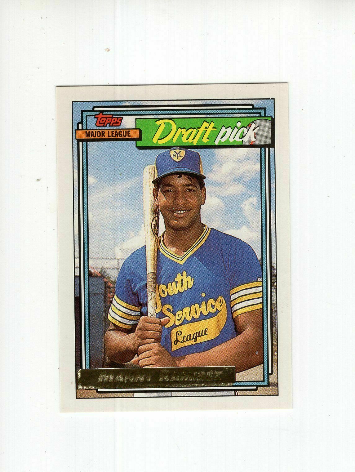 MANNY RAMIREZ 1991 TOPPS GOLD ROOKIE CARD AWESOME+RARE AMAZING CONDITION