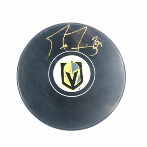 MARC-ANDRE FLEURY SIGNED HOCKEY PUCK PSA/DNA VEGAS GOLDEN KNIGHTS AUTOGRAPHED COLLECTIBLE MEMORABILIA