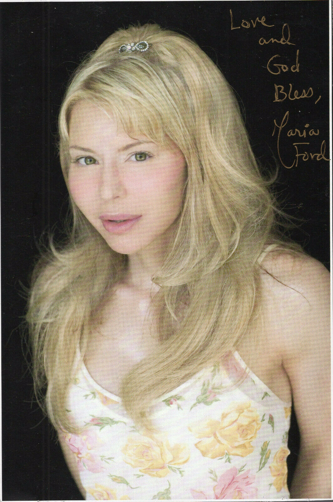 MARIA FORD HAND SIGNED 6x9 COLOR PHOTO+COA GORGEOUS+SEXY MODEL | Autographia