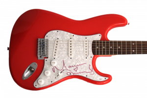 MARINA DIAMANDIS DIAMONDS SIGNED AUTOGRAPH FULL SIZE FENDER ELECTRIC GUITAR JSA COLLECTIBLE MEMORABILIA