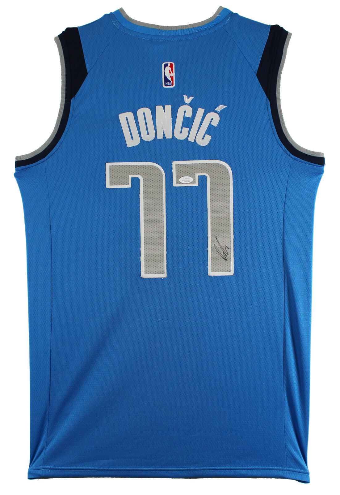 Mavericks Luka Doncic Authentic Signed Blue Nike Swingman Jersey JSA # ...