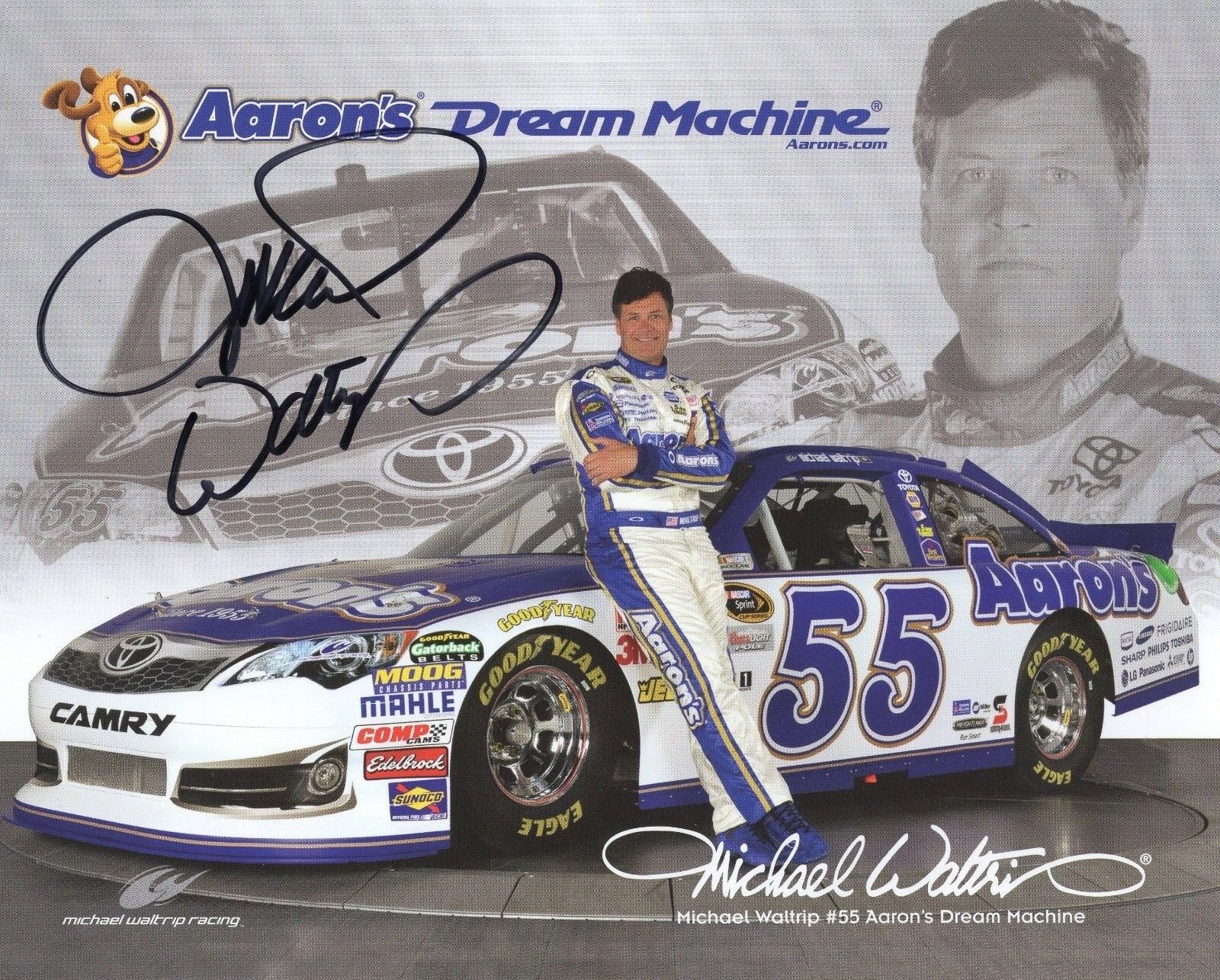 MICHAEL WALTRIP HAND SIGNED 8x10 COLOR PHOTO+COA GREAT NASCAR DRIVER ...