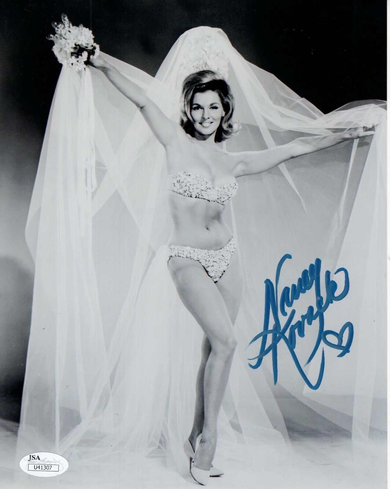 Nancy Kovack Hand Signed 8x10 Photo Gorgeousvery Sexy Actress Jsa Autographia