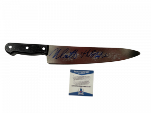 NICK CASTLE SIGNED HALLOWEEN PROP KNIFE THE SHAPE MICHAEL MYERS AUTO BECKETT 23 COLLECTIBLE MEMORABILIA