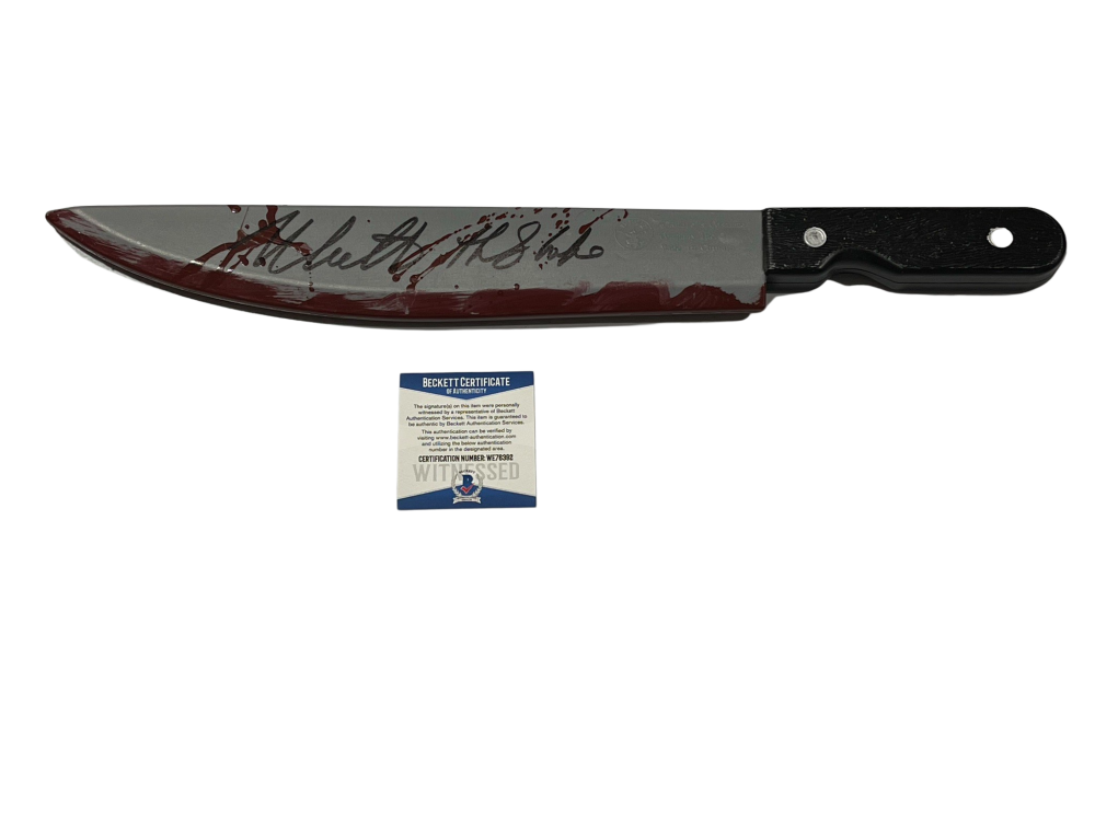 NICK CASTLE SIGNED HALLOWEEN PROP KNIFE THE SHAPE MICHAEL MYERS AUTO