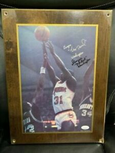 PEARL WASHINGTON HAND SIGNED 12x16 PLAQUE JSA VERY RARE SYRACUSE LEGEND
