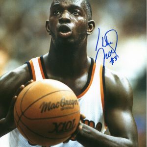 PEARL WASHINGTON HAND SIGNED 8x10 COLOR PHOTO SYRACUSE BK LEGEND JSA