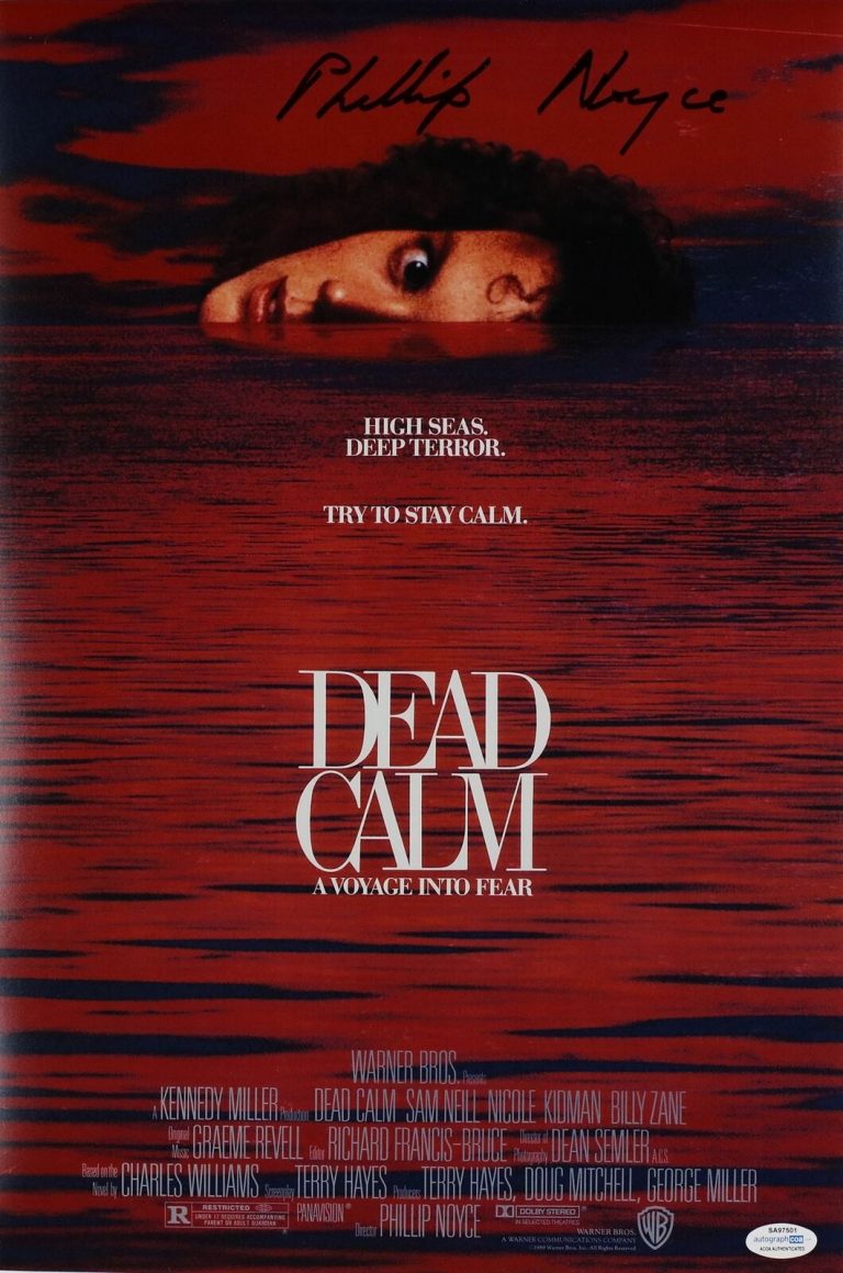 PHILLIP NOYCE SIGNED DEAD CALM 12X18 MOVIE POSTER ACOA COLLECTIBLE MEMORABILIA