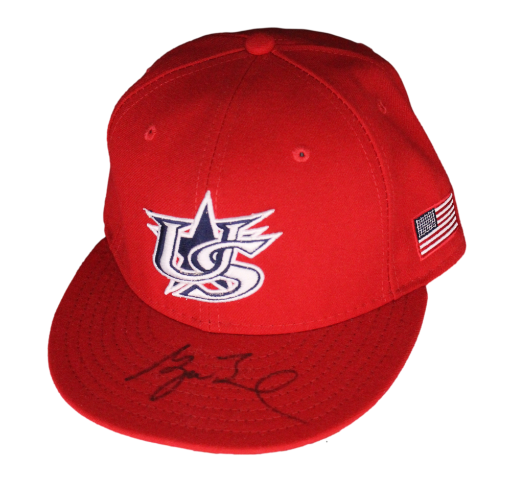 PRESIDENT GEORGE W BUSH SIGNED AUTOGRAPH TEAM USA BASEBALL HAT CAP ...