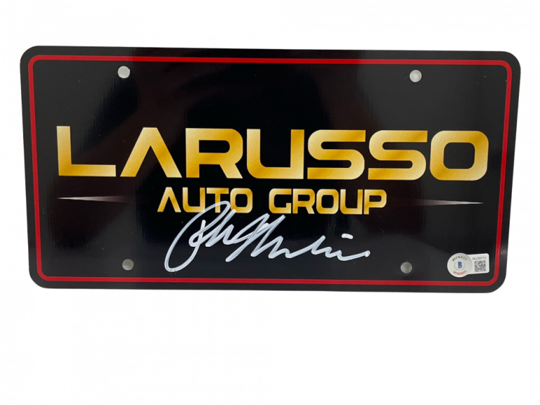 RALPH MACCHIO SIGNED COBRA KAI KARATE KID LICENSE PLATE AUTOGRAPH BECKETT COA 23 COLLECTIBLE MEMORABILIA