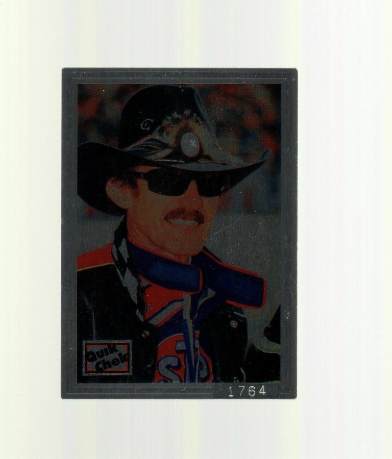 RICHARD PETTY 1993 QUIK CHEK LIMITED EDITION METAL CARD 1764/7000 RARE COLLECTIBLE MEMORABILIA