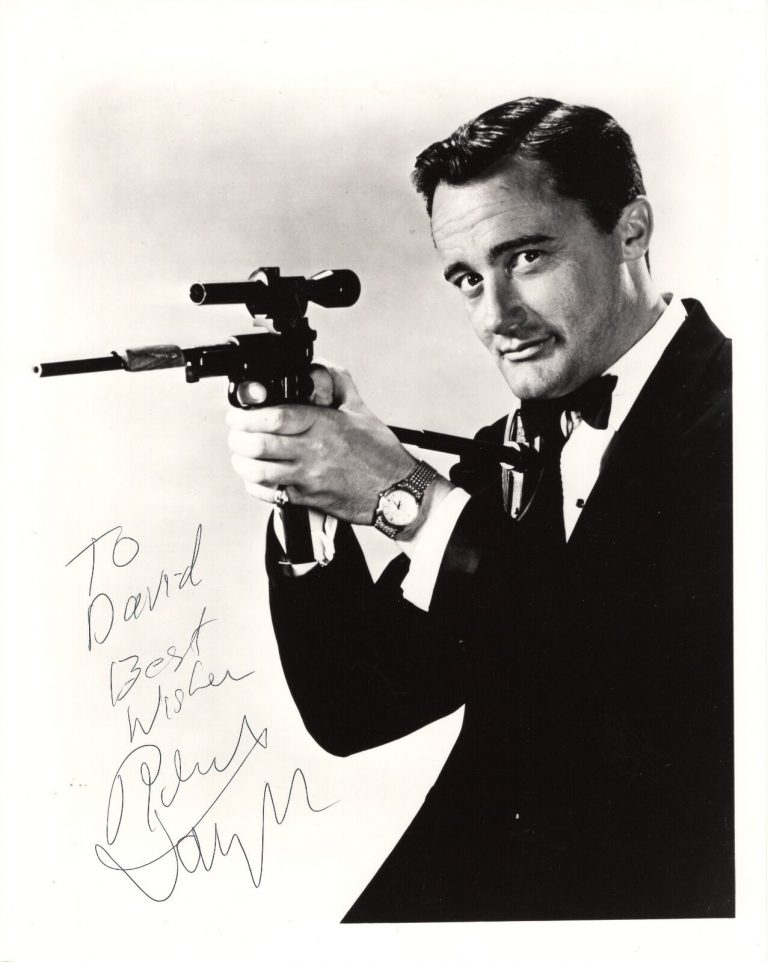 ROBERT VAUGHN HAND SIGNED 8x10 PHOTO+COA MAN FROM UNCLE TO DAVID ...