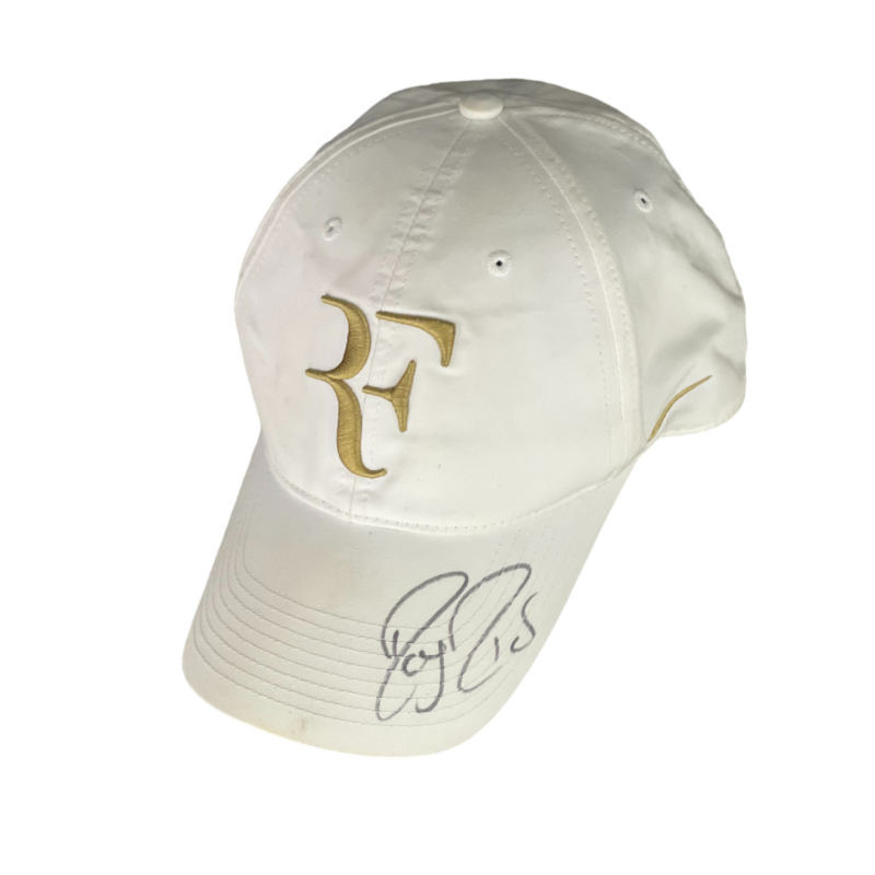 ROGER FEDERER SIGNED AUTOGRAPH NIKE BASEBALL HAT CAP - TENNIS LEGEND ...