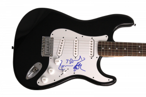 RONNIE WOOD SIGNED AUTOGRAPH FS B FENDER ELECTRIC GUITAR THE ROLLING STONES JSA COLLECTIBLE MEMORABILIA