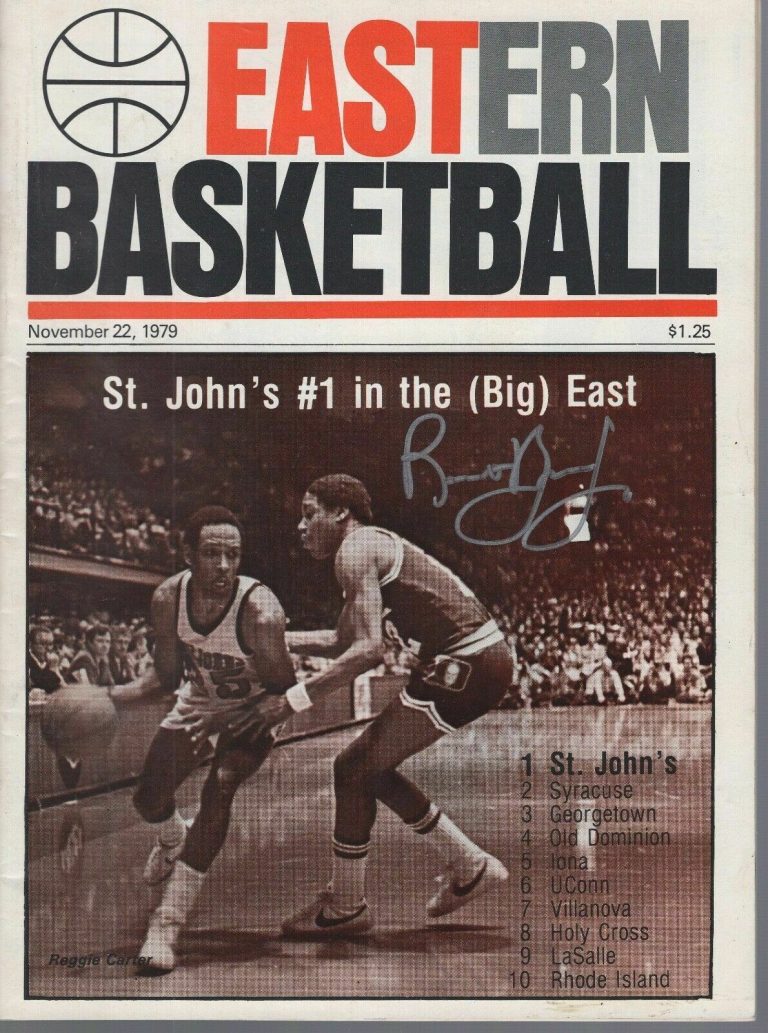 ROOSEVELT BOUIE HAND SIGNED 1979 EASTERN BK MAGAZINE+COA SYRACUSE ORANGE BK COLLECTIBLE MEMORABILIA
