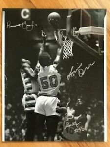 ROOSEVELT BOUIE+LOUIS ORR+SANTIFER VINTAGE SIGNED 11x14 PHOTO+COA SYRACUSE