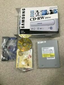 SAMSUNG CD-RW DRIVE MODEL SW-224 AMAZING CONDITION+ORIGINAL BOX NEVER USED
