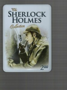 SHERLOCK HOLMES LOT OF 6 DVD’S WITH 11 DVD’S IN ALL+TIN AMAZING CONDITION COLLECTIBLE MEMORABILIA