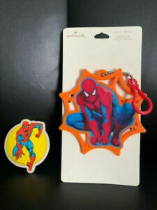 SPIDER-MAN 1989 MAGNET+2009 HALLMARK GIFT TRIM AMAZING AWESOME+RARE COLLECTIBLE MEMORABILIA