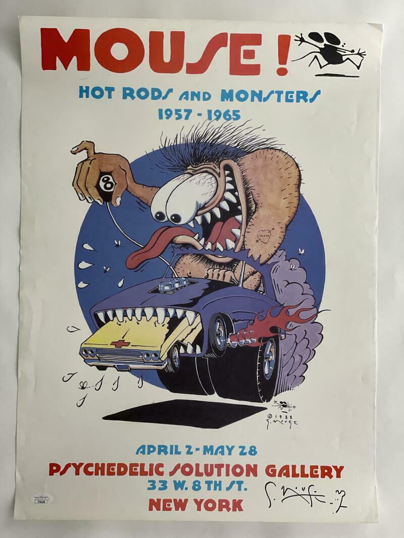 STANLEY MOUSE SIGNED AUTOGRAPH 16X22 CONCERT POSTER - GRATEFUL DEAD ...